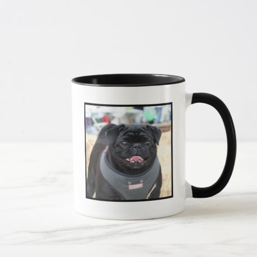 Tasse de carlin noir (Droite)