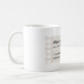 Tasse de carnet de #bananagram de BANANES (Gauche)