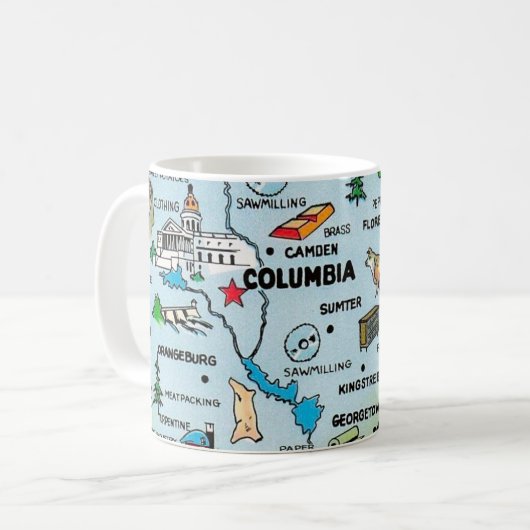Tasse de Caroline du Sud - Columbia (Devant gauche)