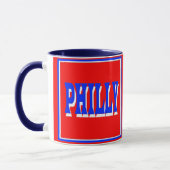 Tasse de carré rouge de Philly (Gauche)