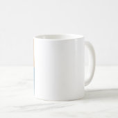 Tasse de carrés du pingouin 4 (Devant droit)