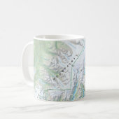 Tasse de carte de fjords de Kenai (Devant gauche)