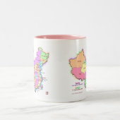 Tasse de carte de la Chine (Centre)