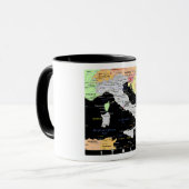 Tasse de carte de l'Italie (Devant gauche)