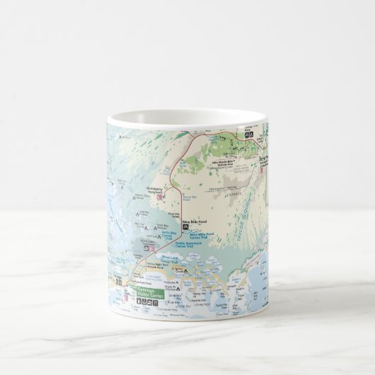 Tasse de carte de marais (Centre)