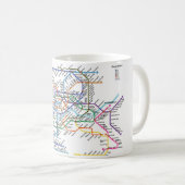 Tasse de carte de métro de Séoul (Devant droit)