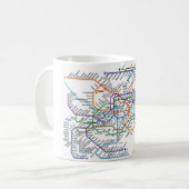 Tasse de carte de métro de Séoul (Devant gauche)