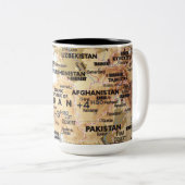 Tasse de carte de Moyen-Orient (Devant droit)