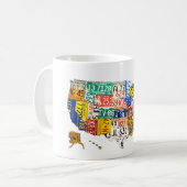 Tasse de carte de plaque minéralogique des (Devant gauche)