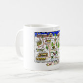 Tasse de carte de Pôle Nord (Devant gauche)