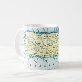 Tasse de carte de Porto Rico (Devant gauche)