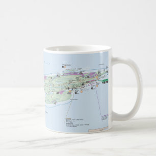 Tasse de carte de Royale d'île (Michigan)