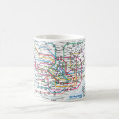 Tasse de carte de souterrain de Tokyo (Centre)