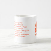 Tasse de carte de voisinage de Providence (Centre)