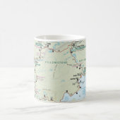 Tasse de carte de Yellowstone (Centre)