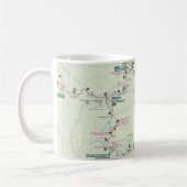 Tasse de carte de Yellowstone (Gauche)