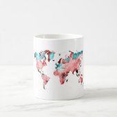 tasse de carte du monde (Centre)