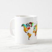 tasse de carte du monde (Devant gauche)