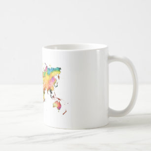 tasse de carte du monde