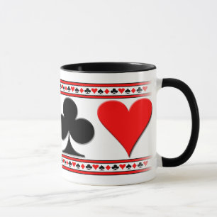 Tasse de cartes de jeu