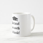 Tasse de casquette d'obtention du diplôme (Devant droit)