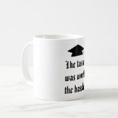 Tasse de casquette d'obtention du diplôme (Devant gauche)