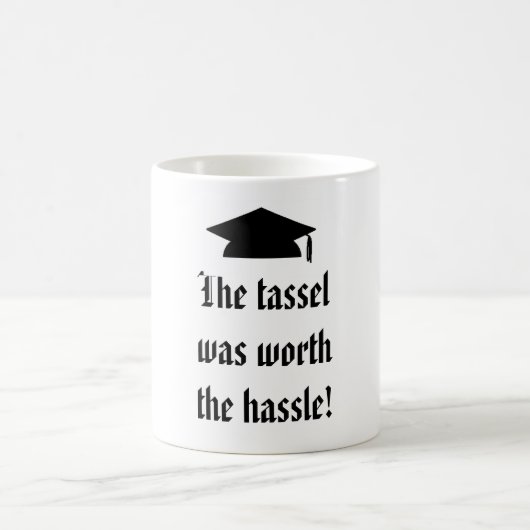 Tasse de casquette d'obtention du diplôme (Centre)