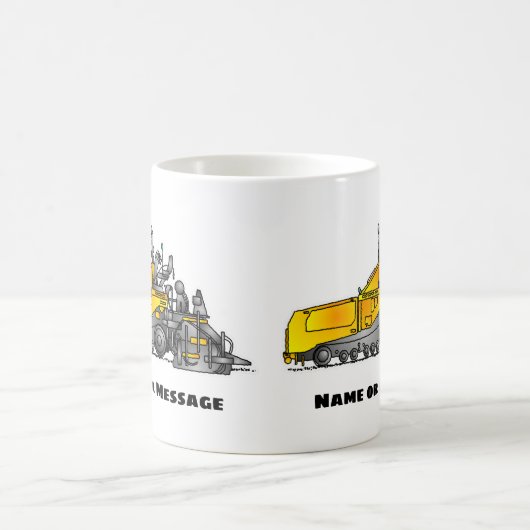Tasse de castor d'asphalte, Mug de construction, M (Centre)