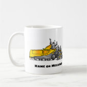 Tasse de castor d'asphalte, Mug de construction, M (Gauche)