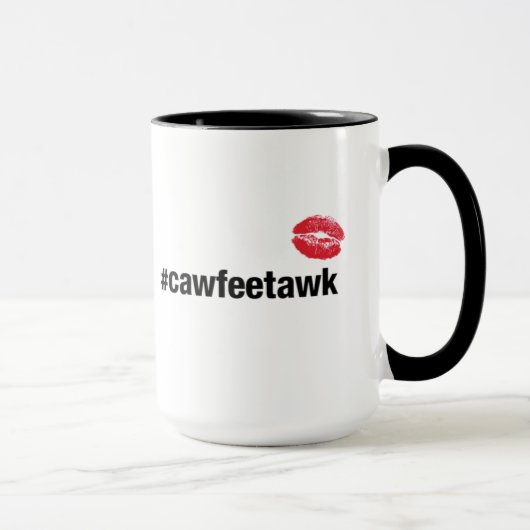 Tasse de #cawfeetawk (grande) (Droite)