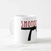 Tasse de ceinture noire de Shotokan (Devant gauche)