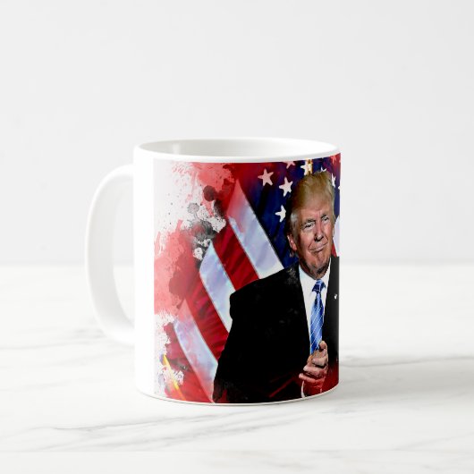 Tasse de célébration de Donald Trump (Devant gauche)