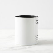 Tasse de centre de zen de Cedar Rapids avec la (Centre)