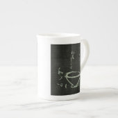 Tasse de cérémonie de thé - noir (Devant droit)