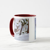 Tasse de cerfs communs de baie de houx (Devant gauche)