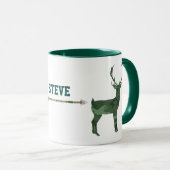 Tasse de cerfs communs de Camo de chasseurs (Devant droit)