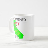 Tasse de CERT EMR de Sacramento (Devant gauche)
