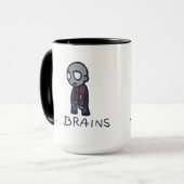 Tasse de cerveaux de zombi (Devant gauche)