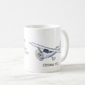 Tasse de Cessna 172 (Devant droit)