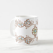 Tasse de chaîne de fleur de henné (Devant gauche)