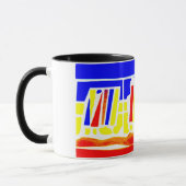 Tasse de chaises longues de bord de la mer (Gauche)