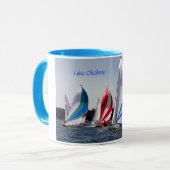 Tasse d'e-chalands d'Okoboji de lac (Devant gauche)
