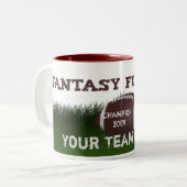 Tasse de champion du football d'imaginaire (Devant gauche)