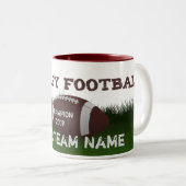 Tasse de champion du football d'imaginaire (Devant droit)