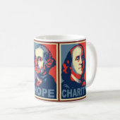 Tasse de charité d'espoir de foi de Glenn Beck (Devant droit)