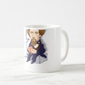 Tasse de Charles Dickens (1812 - 1870) (Devant droit)