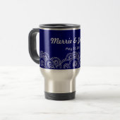Tasse de charme blanche de voyage de remous (Devant gauche)