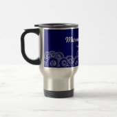 Tasse de charme blanche de voyage de remous (Gauche)