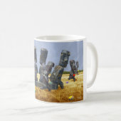 Tasse de chasse à oeufs d'île de Pâques (Devant droit)