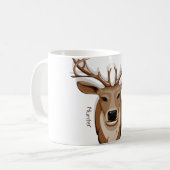 Tasse de chasse de chasseur de cerfs communs (Devant gauche)